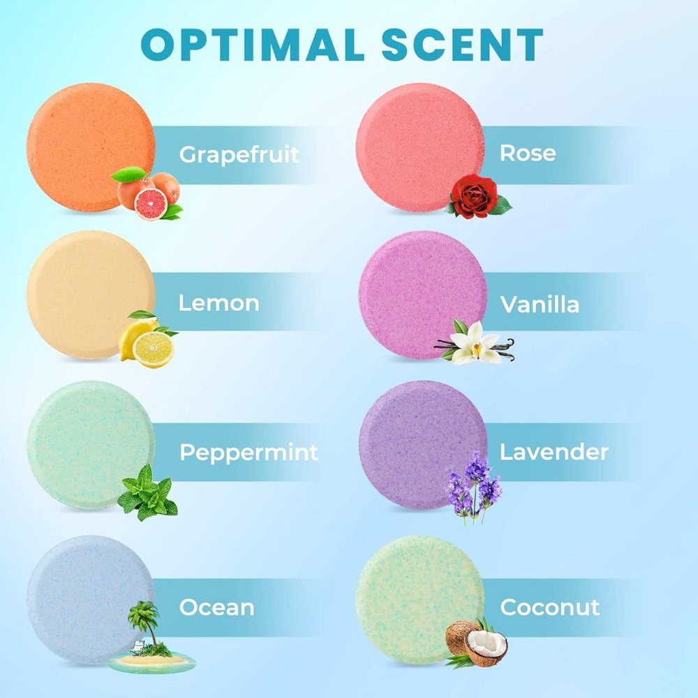 Shower Bomb Steamers Fruit Scented Relaxing Aromatherapy Bath Scents Mothers Day - Picture 4 of 7